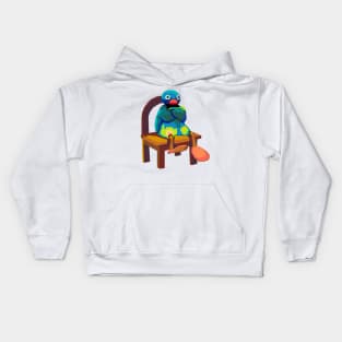 Angry Pingu Meme Kids Hoodie